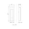 Z-Lite Keaton Outdoor Wall, 1-Light, 8 In.W x 4 In.L x 24 In.H, Black/White 520B-BK-LED - alternate 4